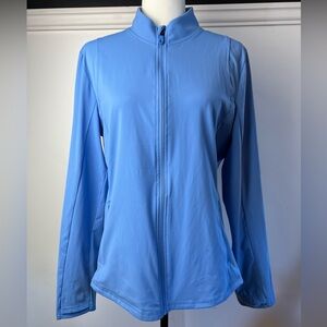 Spyder XL Active Sport Style Lightweight Athletic Full Zip Fitted Yoga Jacket